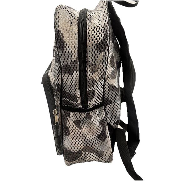 adidas and eastport lot of 2 backpacks Gray Black White - Picture 14 of 16